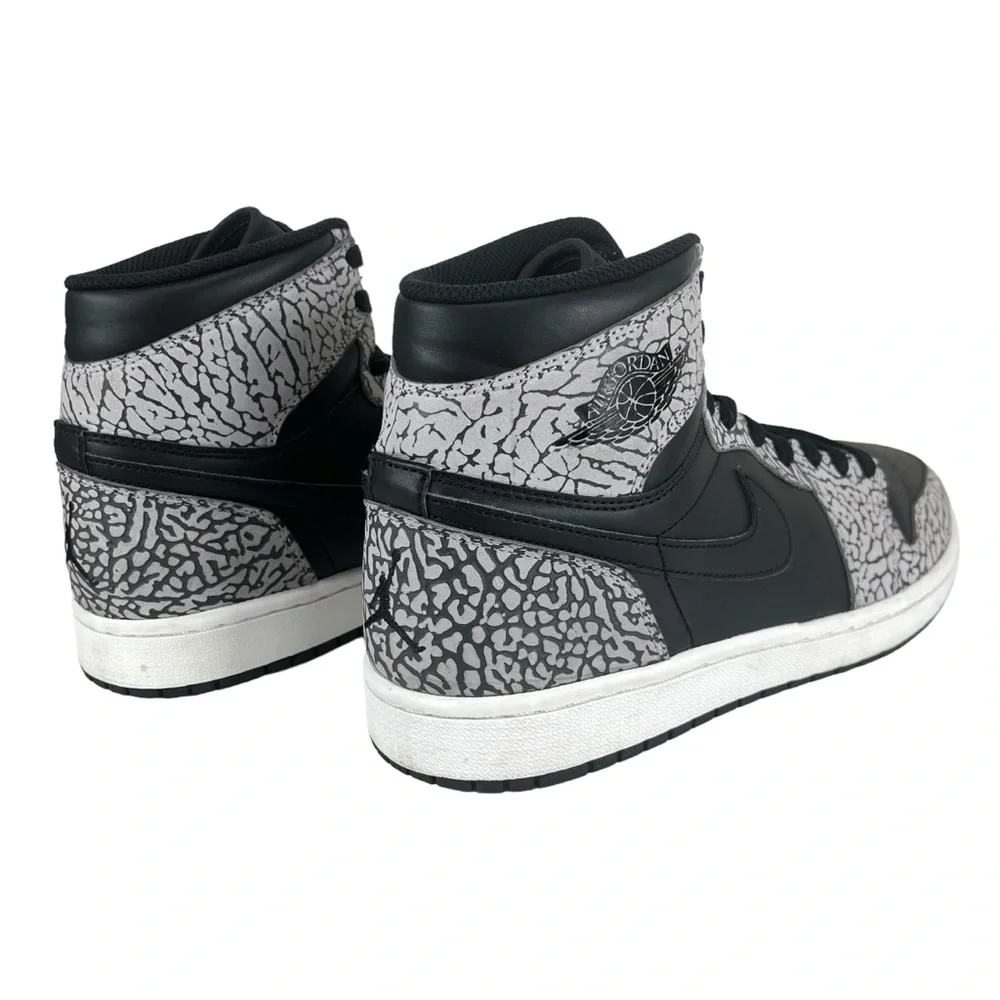 Nike Air Jordan 1 Retro High Black Elephant Men Size 10.5 839115 013‎